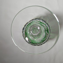 FABERGE XENIA IMPERIAL EMERALD GREEN  CRYSTAL GOBLET | SINGLE image 11