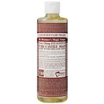 Dr. Bronner&#39;s Pure Castile Liquid Soap Eucalyptus -- 16 fl oz - £30.36 GBP