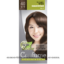 Confume 7 Minute Speed Herbal Hair Color Dye - S40 Nut Brown - £11.75 GBP