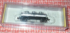 Bachmann N: Carbide & Carbon Chemical Tank Car, Model Railroad Train #17155, NIB - £22.67 GBP