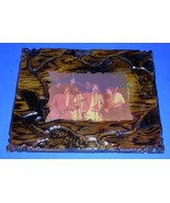 THE ROLLIN STONES VINTAGE PHOTO DECOUPAGE ON WOOD MICK JAGGER KEITH RICH... - $70.38 CAD