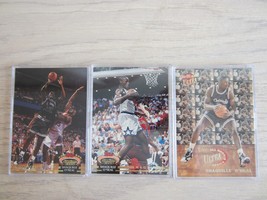 1992-93 Basket Ball Topps Stadium Club 3 Cards  Shaquille O&#39;neal - £11.86 GBP