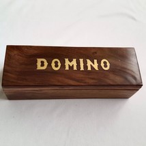 Handmade Rosewood Domino Dice with Storage Case (2-4 Players) Perfect Ch... - £47.51 GBP
