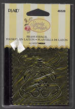 Plaid. 46528 Handbag Brass Stencil. - $5.00