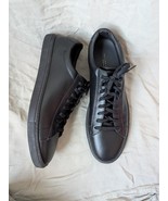 Oliver Cabell Low 1 Men&#39;s Jet Black Lace Up Sneaker Italy Size EU 46 US 13 - $90.00