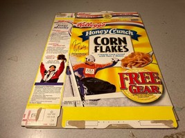 2001 Kelloggs Honey Crunch Corn Flakes Olympics Jonny Mosely Empty Flat Box - £11.78 GBP