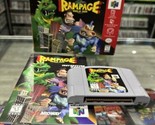 Rampage World Tour (Nintendo 64) N64 CIB Complete Tested *No Insert* - £69.00 GBP