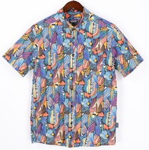 Patagonia Go To Shirt Men&#39;s Medium Multicolor Joy Pitch Blue Short Sleeve - $45.48