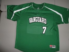 Green Nike Vanguard University Lions #7 NCAA Baseball SEWN Jersey Men XL NICE - £29.87 GBP