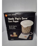 Black &amp; Decker Handy Pop&#39;n Serve Hot Air Popcorn Corn Kernel Popper HP-5... - €25,45 EUR