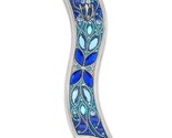 Lenox Mezuzah Case Orit Schatzman Blue Brilliance Swarovski Crystals Isr... - $162.00