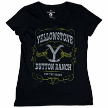 Yellowstone Dutton Ranch Loyalty Honor Mineral Wash Women&#39;s T-Shirt Black - £15.97 GBP