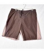 Hurley Men&#39;s Board Shorts Brown Tan Size 38/40 No Size Tag - €10,67 EUR