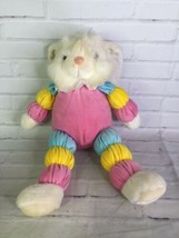 Sugar Loaf ACMI Easter Plush Bunny Rabbit Stuffed Animal Pink Blue Yellow Floppy - $69.29