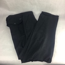 Old River Mens Dress Pants Black Flat Front Flap Pockets Virgin Wool US ... - £20.78 GBP