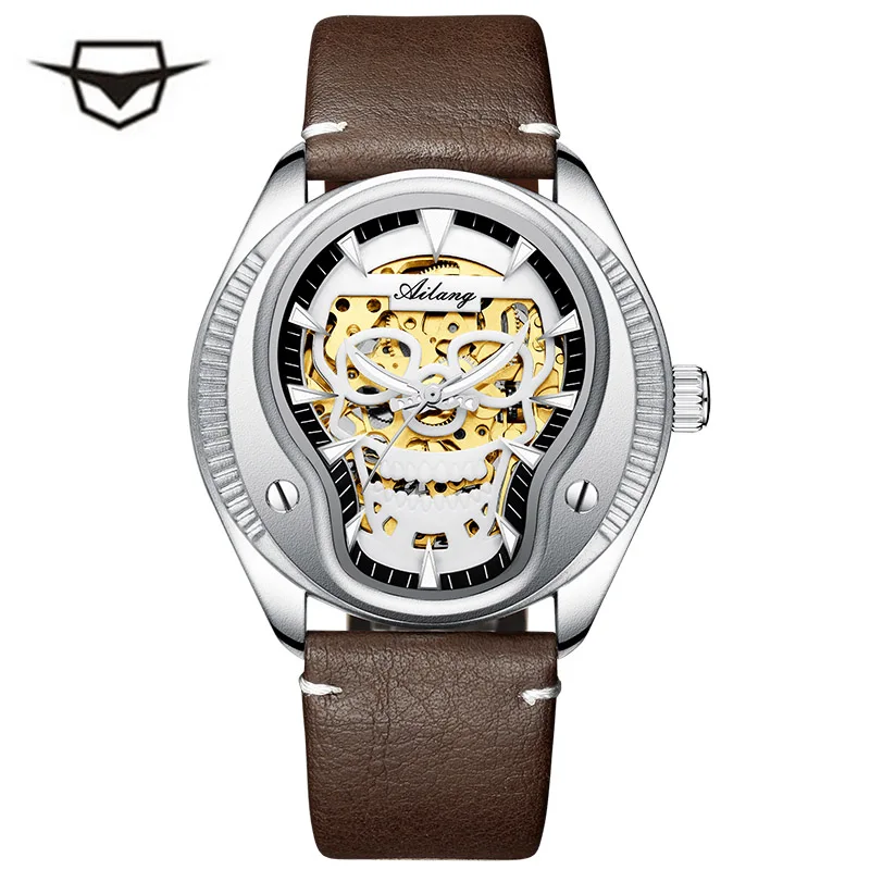diesel watch gear auto men's wrist watch military diver   leather belt automat