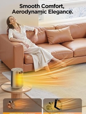 Space Heater, Electric Portable Heaters for Indoor Use with Thermostat and Remot Item image 5