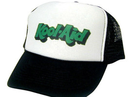 Kool-Aid Trucker Hat Mesh Cap Snapback Hat Adjustable Vintage - £19.77 GBP