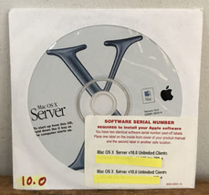 2001 Mac OS X Server Disc Version 10.0 - £785.60 GBP