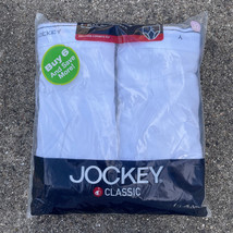 NEW Jockey Classic 32 6-Pack Full Rise Briefs White 100% Cotton 9017 Y F... - £22.86 GBP