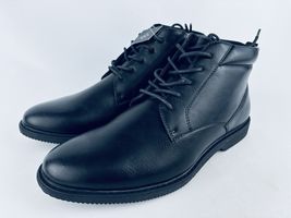 LONDON FOG Men’s Tyler Chukka Casual Boots Ankle Memory Foam Black Size ... - $16.00