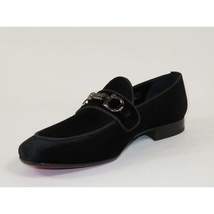 Men's GENIO Velvet Upper Leather Red Sole Shoes Turkey 120194637 Black image 3