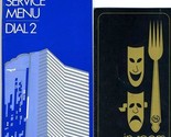 The Sheraton Centre Hotel New York Room Service &amp; Dinner Theatre Menus 1... - £27.61 GBP