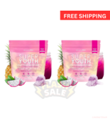 2 pack of SkinnyFit Super Youth Tropical Punch Collagen Powder, Free Shi... - $64.99