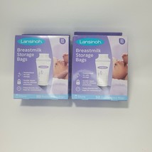 Lansinoh Breastmilk Storage Bags Pump Directly in Bags 2 Pack BPA Free New - $15.57