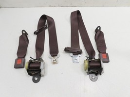 87 Toyota Supra MK3 #1303 Seatbelt Set, W/ Clip Receiver, Rear Maroon - $38.60