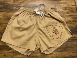 Vintage Firestone Tires Advertising Shorts Max Dog Mascot Akron, Ohio XS - $34.64