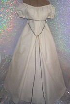 CIVIL WAR SOUTHERN IVORY CREAM CHEMISE GOWN DAY DRESS - $73.00