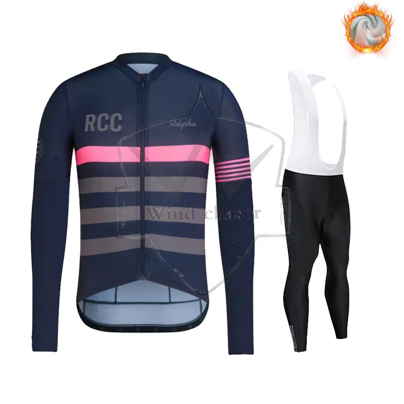 Sporting NEW 2022 Winter Thermal Fleece Set Cycling Clothes Men&#39;s  Suit Sporting - £55.15 GBP