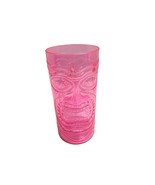 New Tiki Totem Pole Hard Plastic Tumbler Cup Pink - $6.92