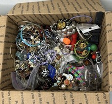 7lbs Vintage To Now Junk Drawer Jewelry Lot Broken Tangled Wear Repair Craft - £18.03 GBP