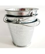 Mini Bucket Candle Jars Lot Of 2 Rustic Farmhouse 12 Oz New OB Crafts A11 - $461.10 MXN