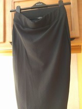 Womens Skirts - River Island Size 8 Polyester Black Skirt - £10.61 GBP