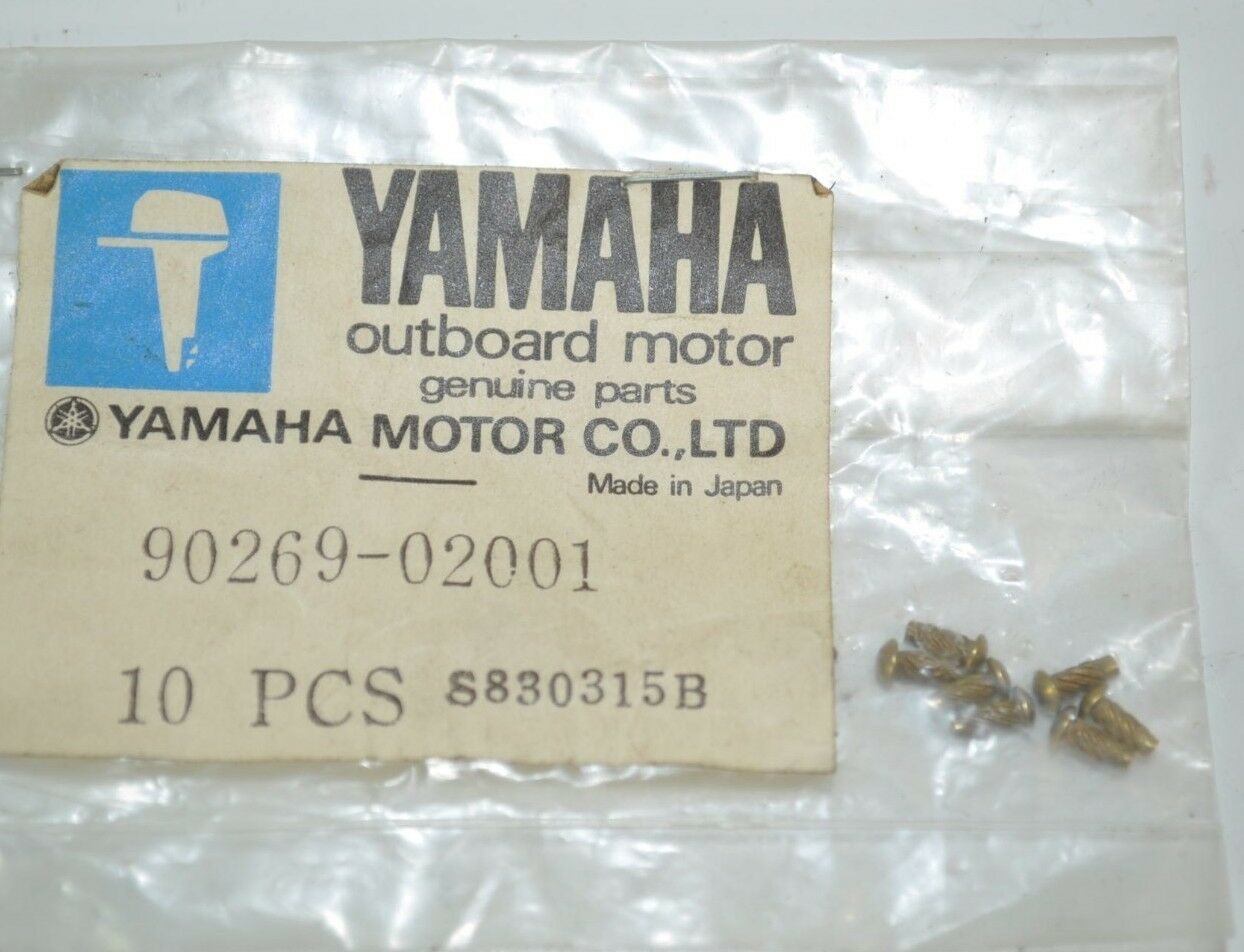Yamaha Outboard Special Shape Rivet lot of 9 Part# 90269-02001 - $11.42