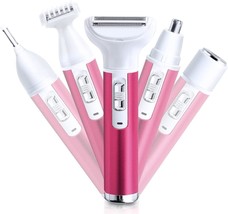 Painless Rechargeable Portable 5 In 1 Womens Razors Set, Electric Razor For - £31.46 GBP