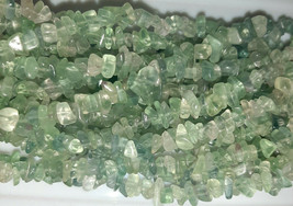 Green Fluorite Chip Beads 4mm - 10mm 34&quot; - 36&quot; Endless Strand (1)  - $3.96