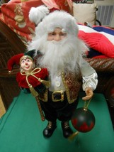 Great Collectible SANTA CLAUS figure ...with Joker Figure - $22.36