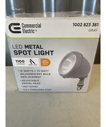 Commercial Electric 14-Watt LED 1100 Lumens CE Hardwired Metal Spot Ligh... - $74.31 MXN