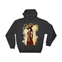 African Woman : Gift Hoodie Ethnic Art Black Culture Ethno - £28.76 GBP