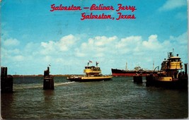 Galveston Balivar Ferry Galveston TX Postcard PC88 - £3.90 GBP