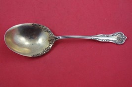 Chatelaine by Lunt Sterling Silver Berry Spoon GW w/ applied border 8 1/4&quot; - £162.97 GBP