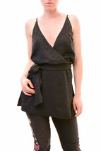 Finders Keepers Womens Cami Top Stylish Foundations Sleeveless Black Size S - £30.56 GBP