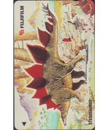 Fuji Flim~ Stegosaurus S&#39;pore $2 Telephone Card (Used) - $462.11 MXN
