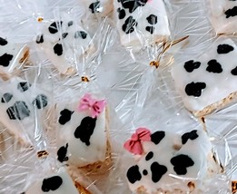 Cow Print Chocolate Covered Rice Krispies - £21.39 GBP