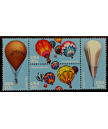 1983 HOT AIR BALLOONING commemorative stamps w Sleeves #2032-35 - 20¢ se... - $257.13 MXN