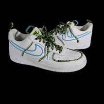 Nike Air Force 1 Premium Worldwide Pack Fury Mens 14 White Blue CK7213-1... - $189.34